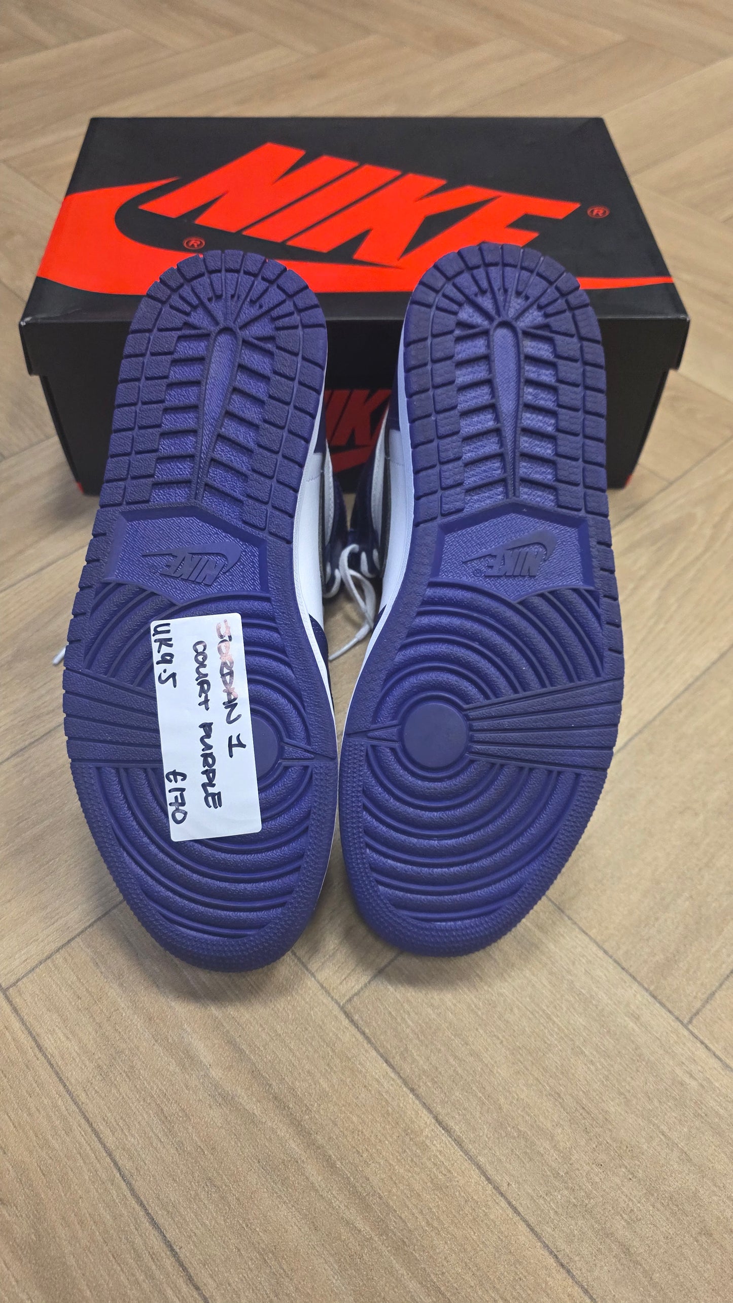 Jordan 1 High - Court Purple White