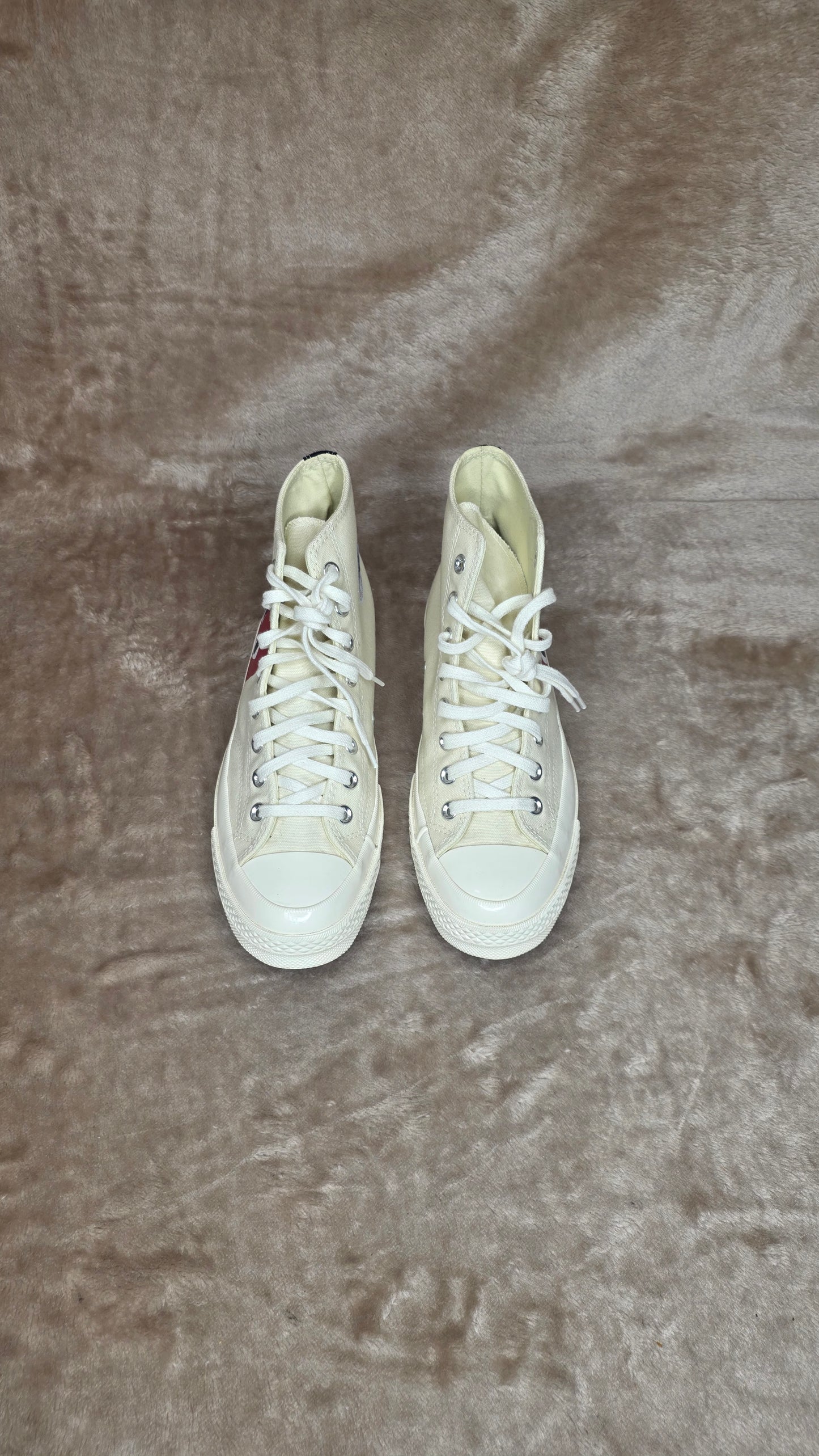 CDG × Converse Chuck 70 High - Milk