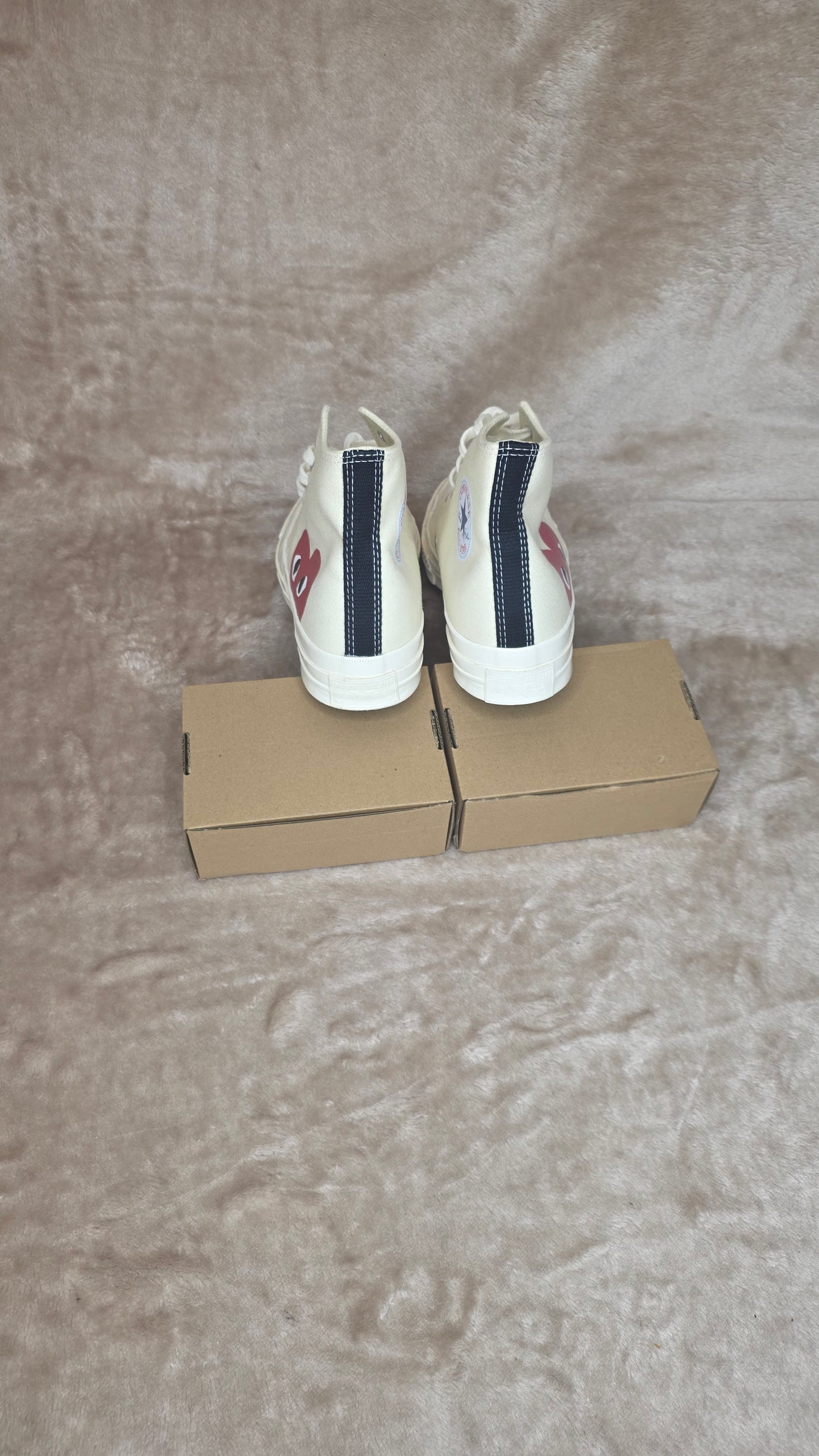 CDG × Converse Chuck 70 High - Milk