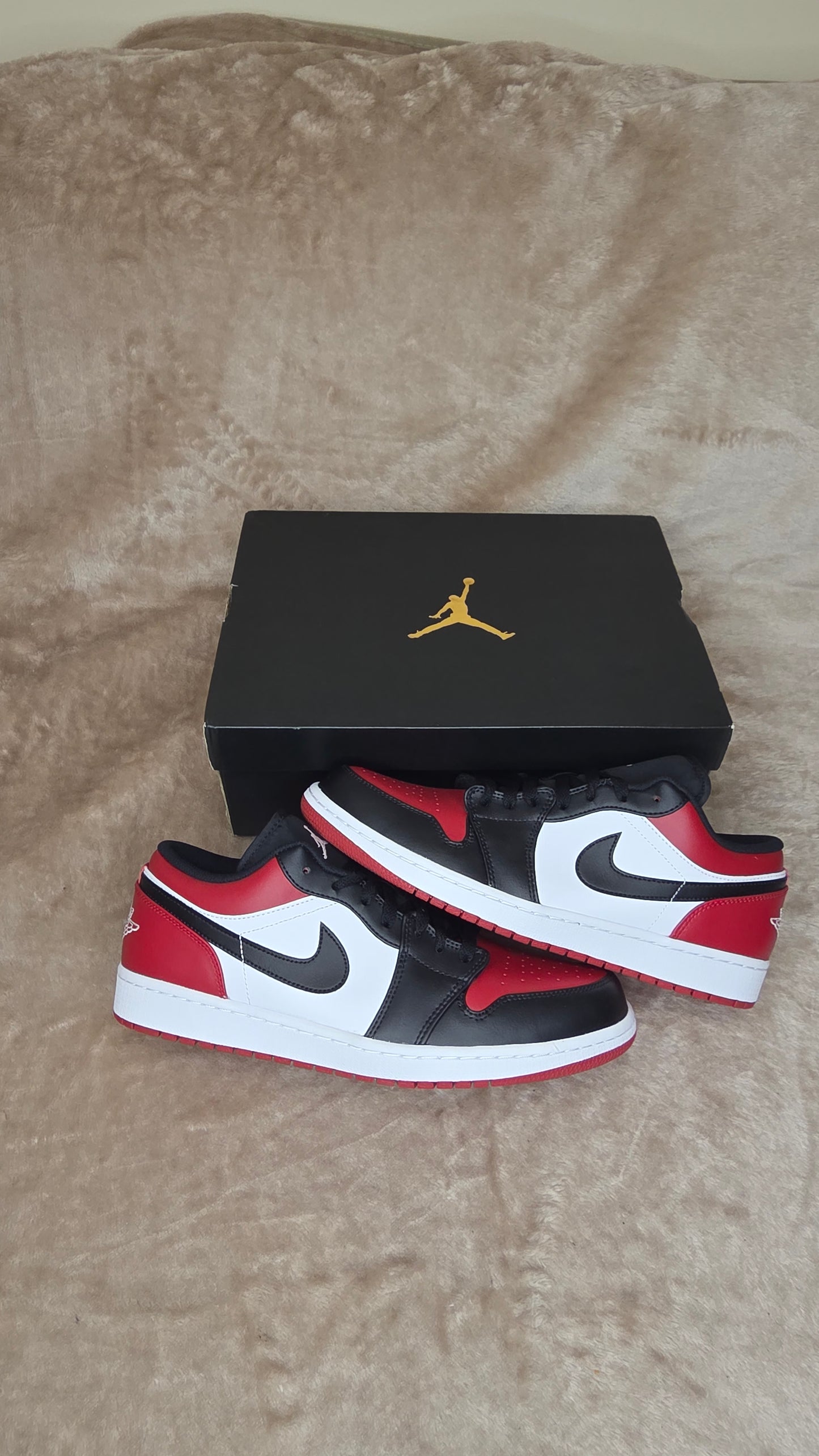 Jordan 1 Low - Bred Toe