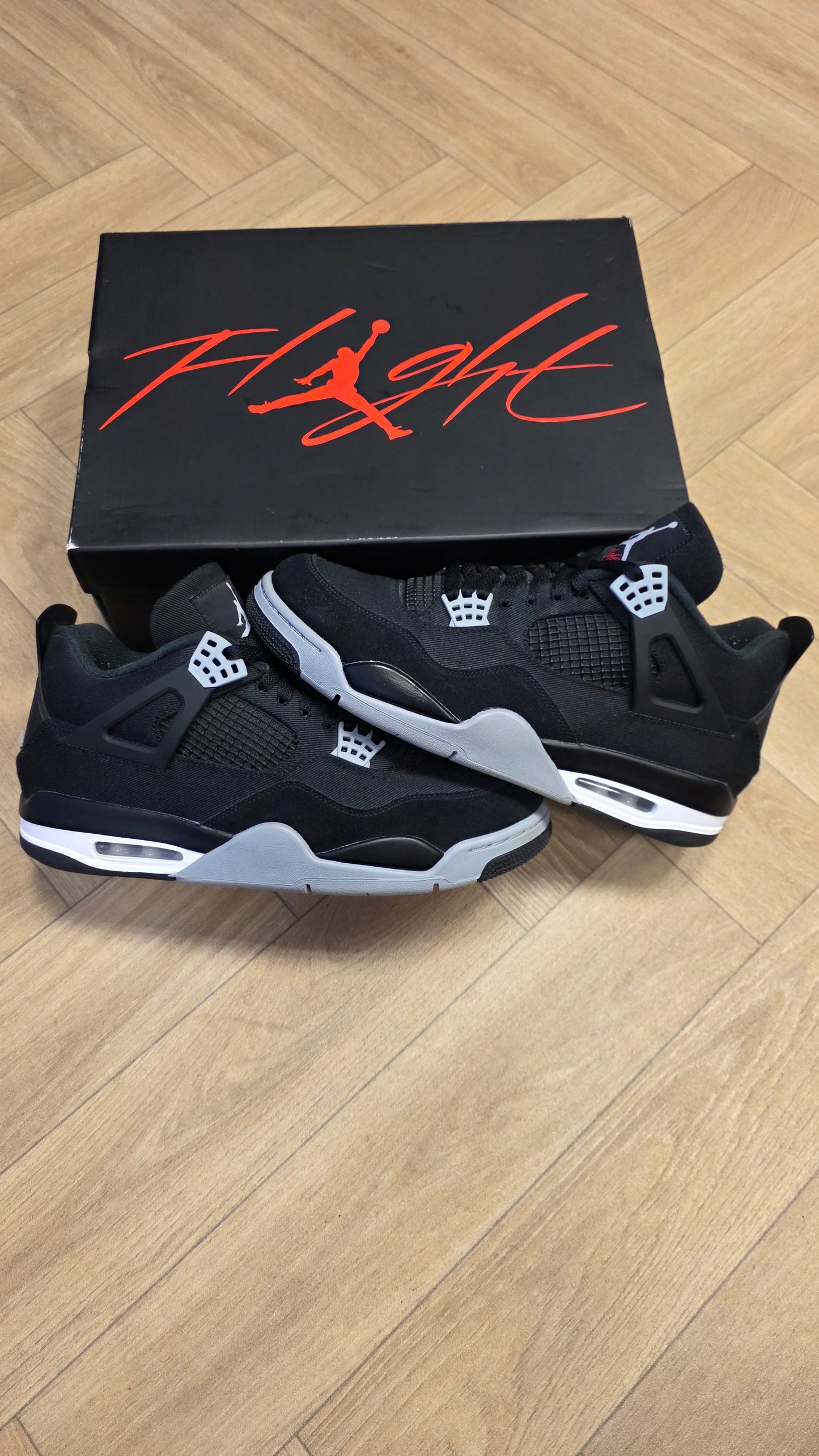 Jordan 4 Retro Black Canvas