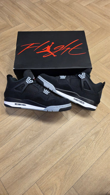 Jordan 4 Retro Black Canvas