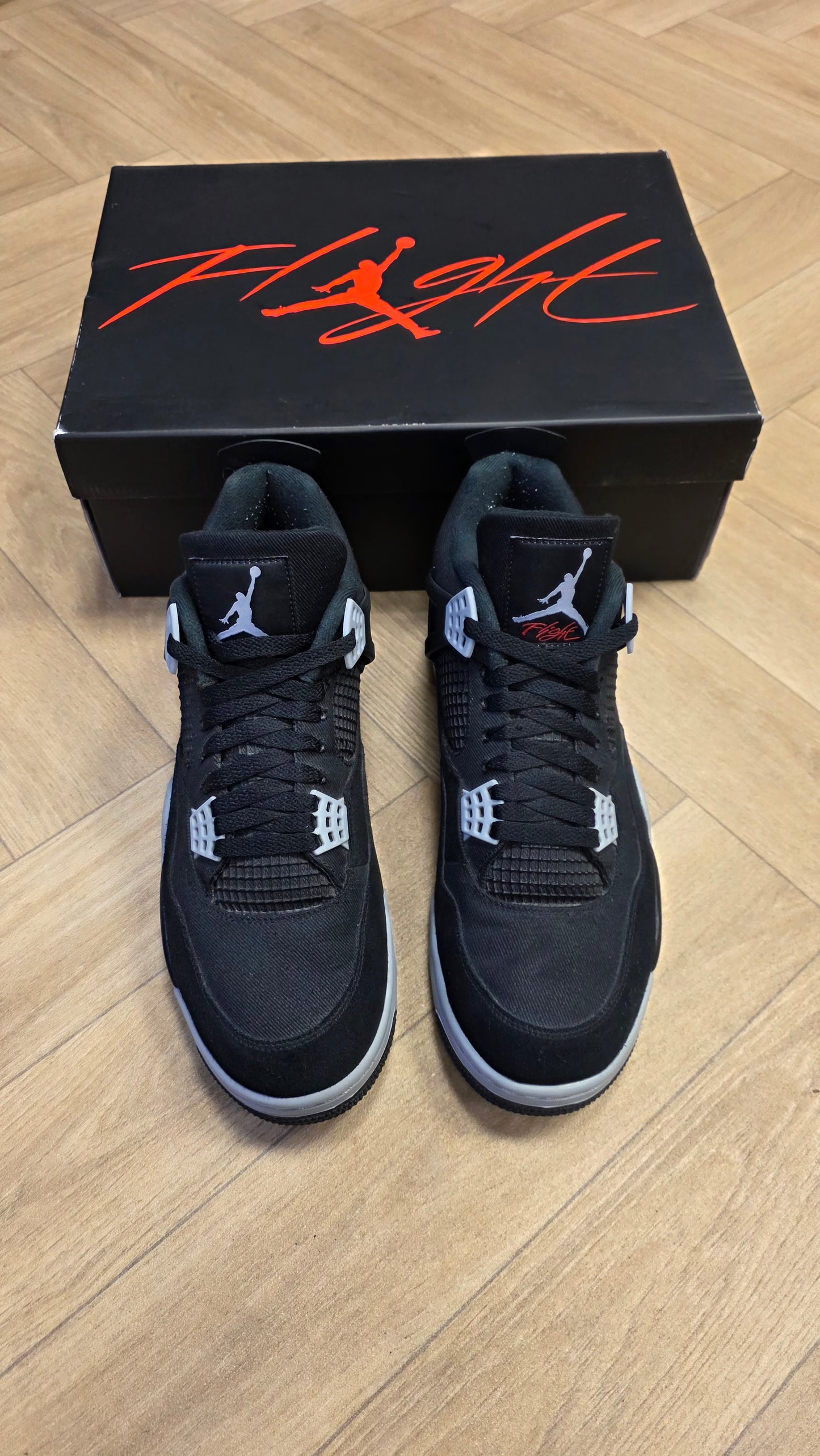 Jordan 4 Retro Black Canvas