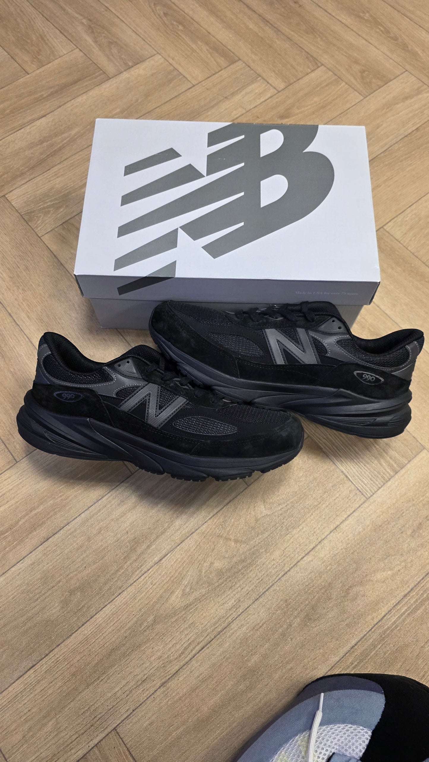 New Balance 990v6 MiUSA Black
