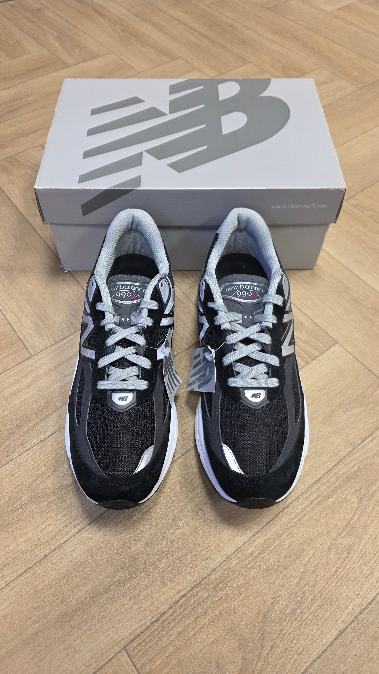New Balance 990v6 MiUSA Black/White/Grey