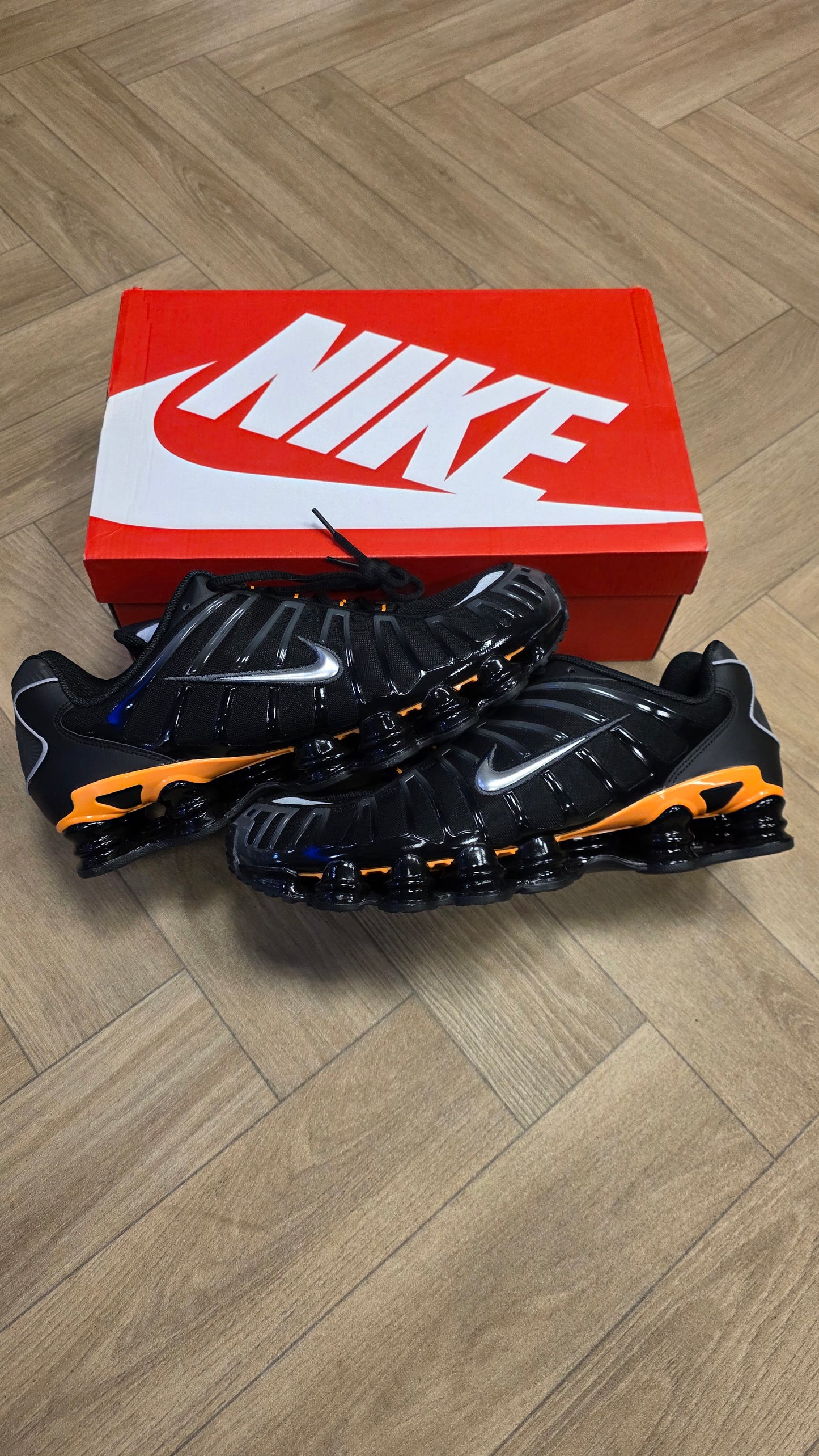 Nike Shox TL Black Varsity Maize