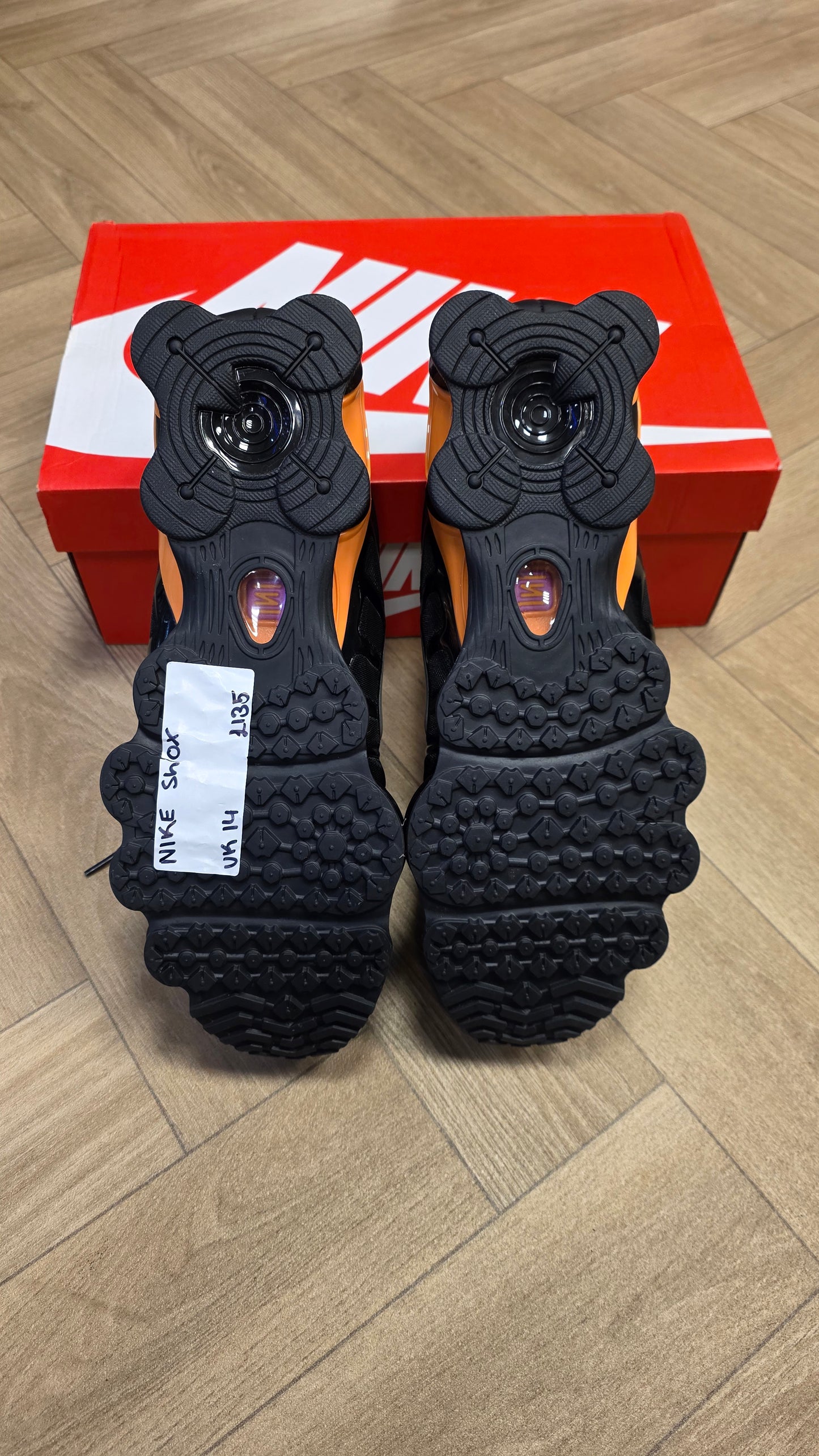 Nike Shox TL Black Varsity Maize