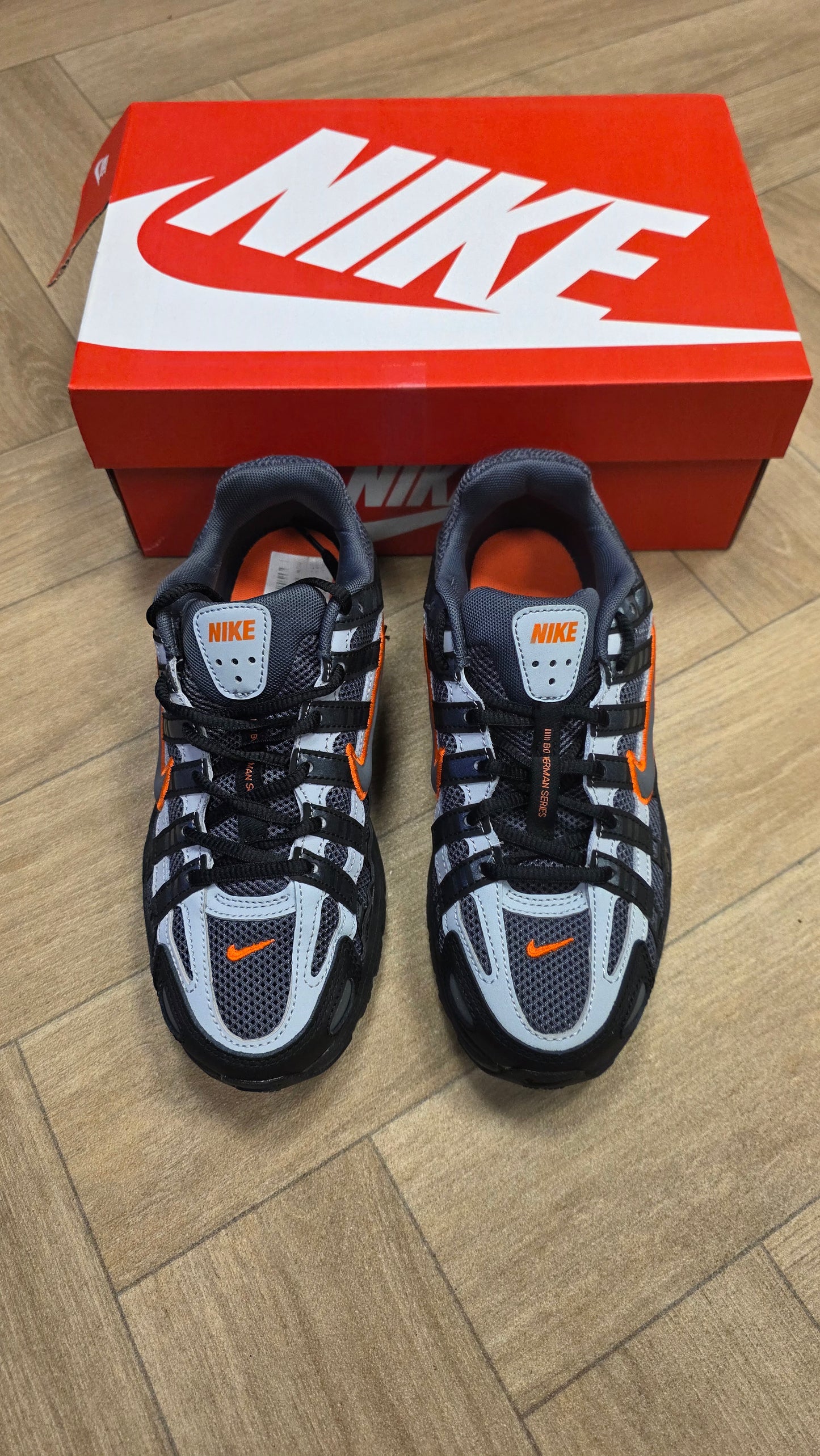 Nike P-6000 - Black Grey Orange