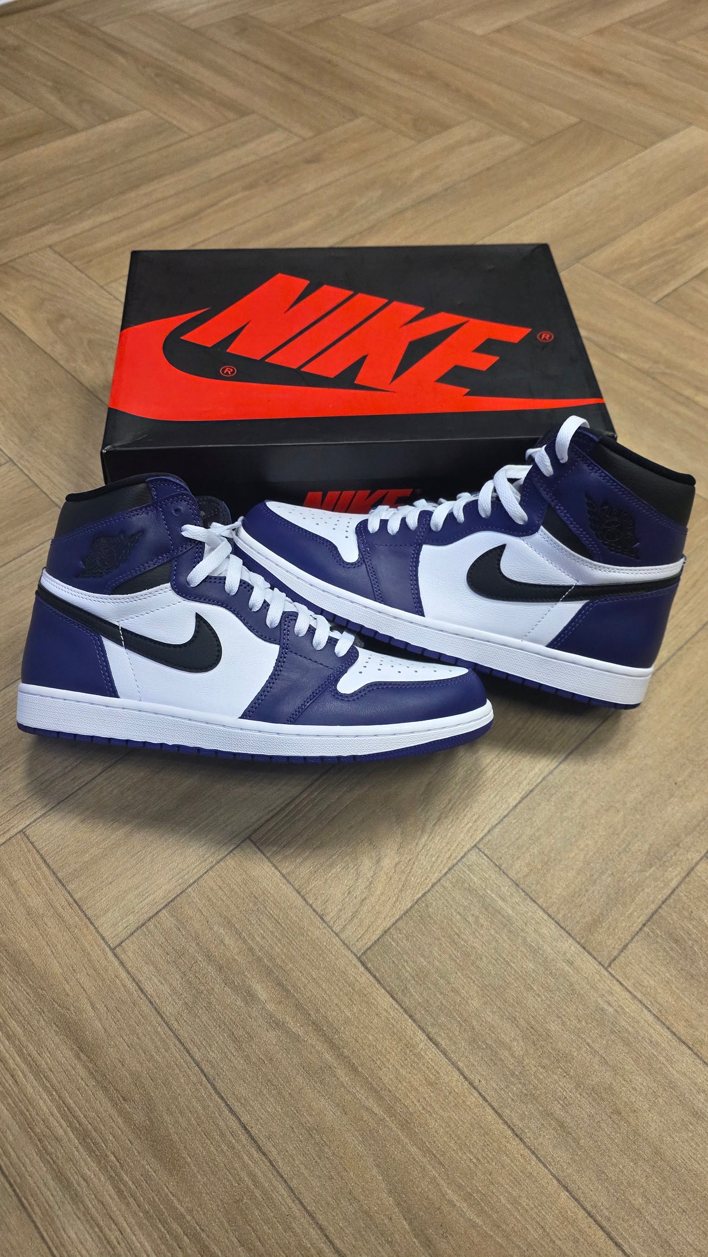 Jordan 1 High - Court Purple White