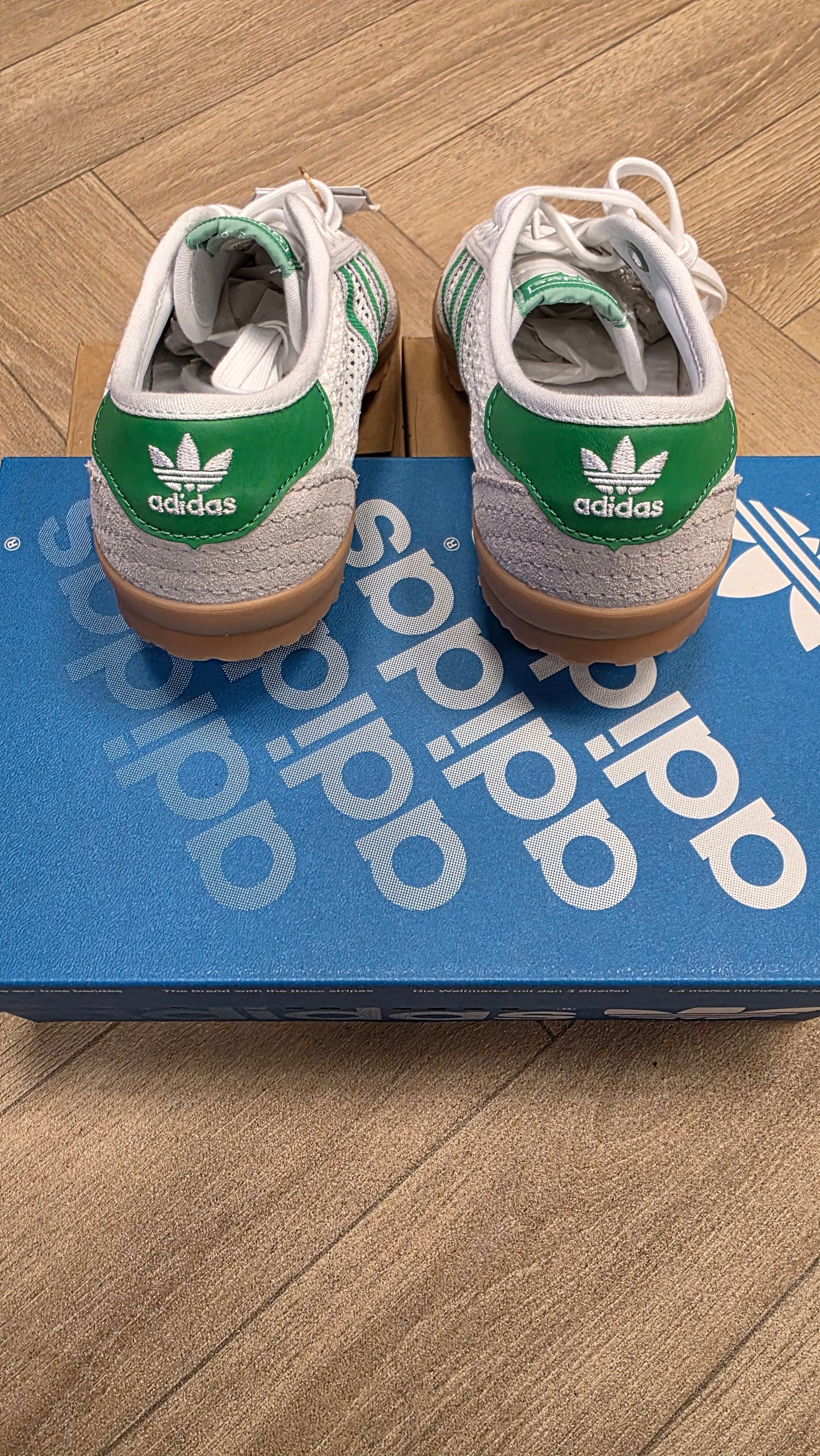 Adidas Tischtennis - White Green Grey