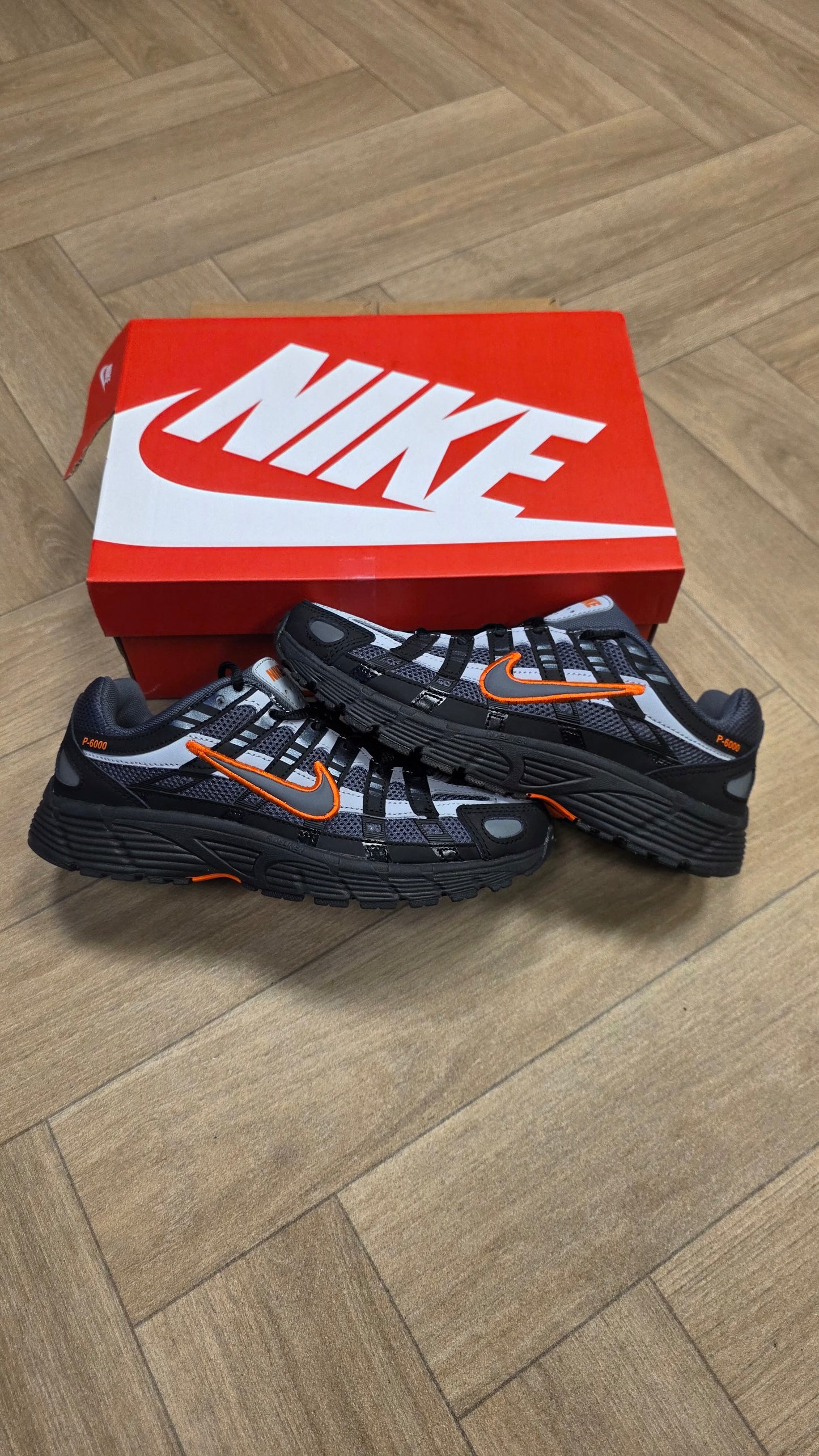 Nike P-6000 - Black Grey Orange